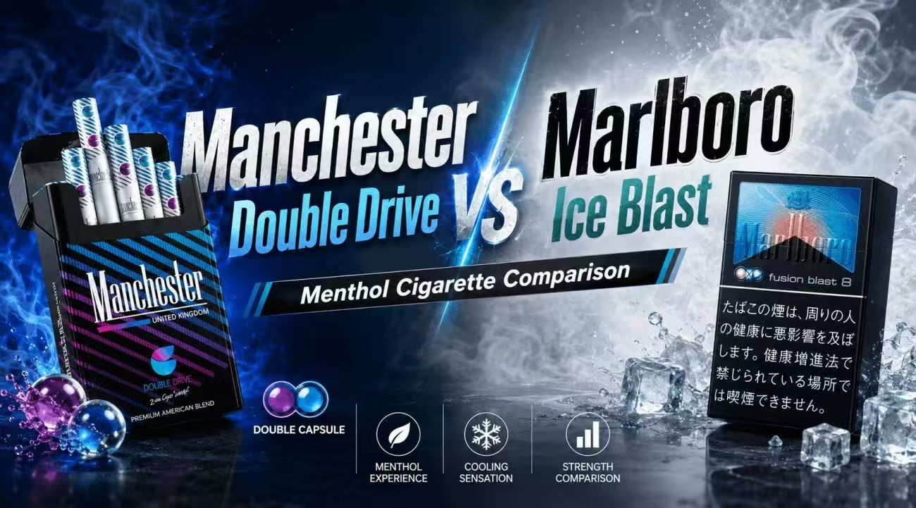 Manchester Double Drive vs Marlboro Ice Blast: Which Menthol Cigarette Gives the Better Kick?