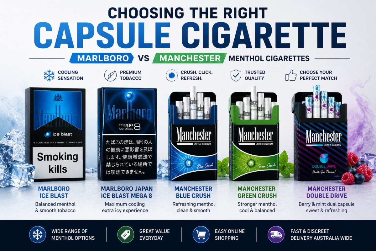 Choosing the Right Capsule Cigarette: Marlboro vs Manchester Menthol Cigarettes